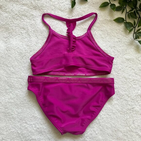 Toddler Swimwear Bundle Est. 1989 Fac. Outlet & George 4-5T | Stripe Purple GUC - Picture 3 of 16